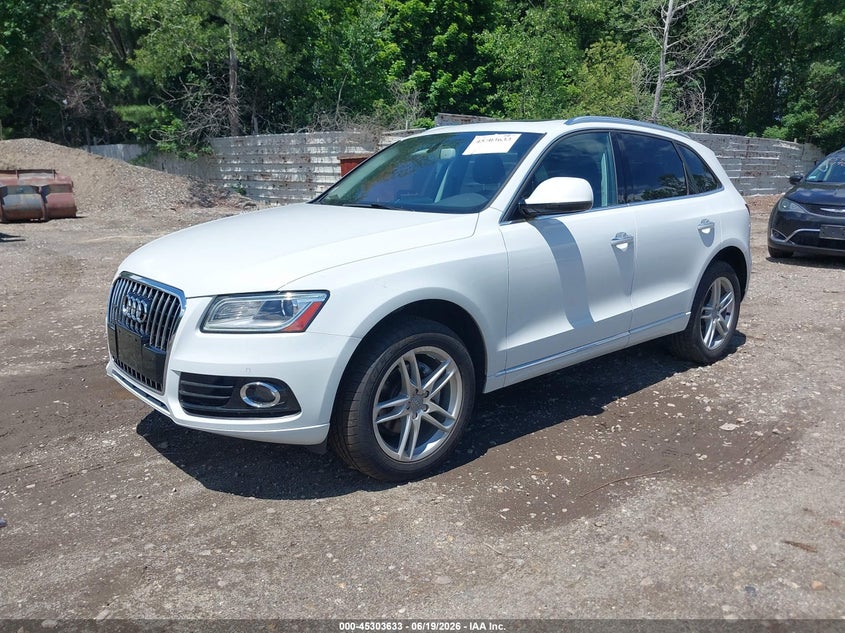 2017 Audi Q5 VIN WA1L2AFP1HA015351 IAAI salvage auction — REAR END, Salvage Title, sold $3,750 on 2026-09-07 (photo 2)