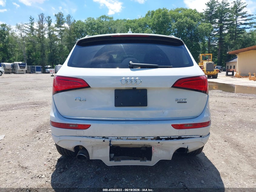 2017 Audi Q5 VIN WA1L2AFP1HA015351 IAAI salvage auction — REAR END, Salvage Title, sold $3,750 on 2026-09-07 (photo 6)