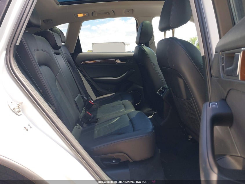 2017 Audi Q5 VIN WA1L2AFP1HA015351 IAAI salvage auction — REAR END, Salvage Title, sold $3,750 on 2026-09-07 (photo 8)