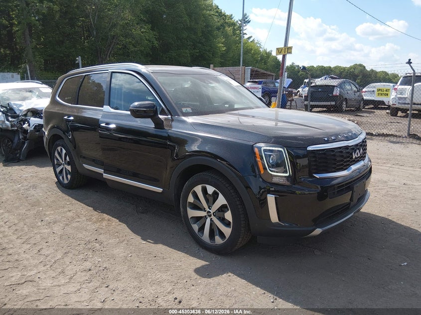 2022 Kia Telluride VIN 5XYP6DHC5NG258969 IAAI salvage auction — REAR END, Salvage (Massachusetts), sold $25 on 2026-07-28 (photo 1)