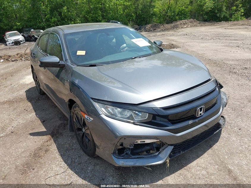 2018 Honda Civic VIN SHHFK7H57JU416092 IAAI salvage auction — LEFT FRONT, Salvage Title, sold $3,950 on 2026-07-14 (photo 1)