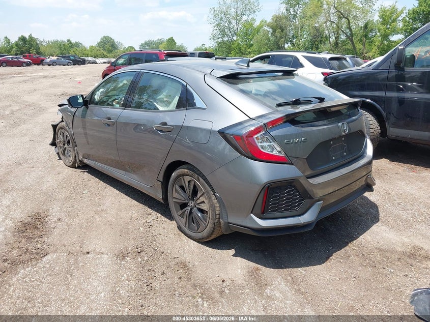 2018 Honda Civic VIN SHHFK7H57JU416092 IAAI salvage auction — LEFT FRONT, Salvage Title, sold $3,950 on 2026-07-14 (photo 3)