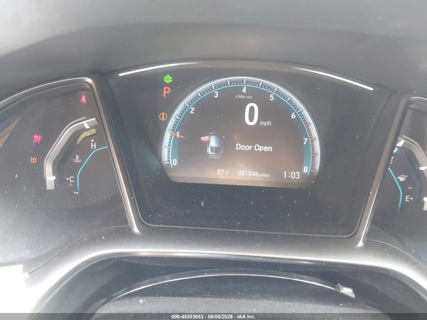 2018 Honda Civic VIN SHHFK7H57JU416092 IAAI salvage auction — LEFT FRONT, Salvage Title, sold $3,950 on 2026-07-14 (photo 7)