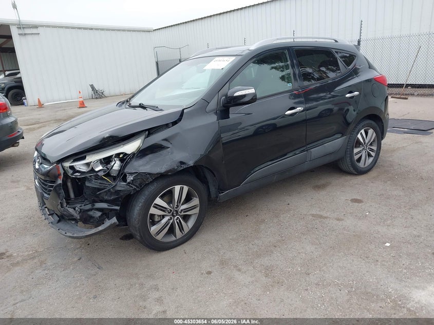 2015 Hyundai Tucson VIN KM8JU3AG7FU041213 IAAI salvage auction — LEFT FRONT, Salvage Title, sold $1,475 on 2026-07-13 (photo 2)