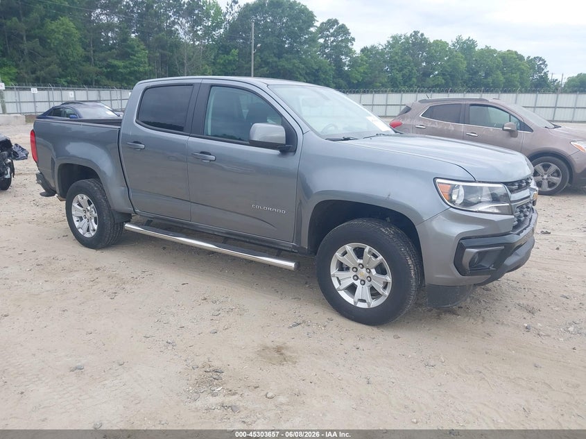 2022 Chevrolet Colorado VIN 1GCGSCEN1N1189399 IAAI salvage auction — FRONT END, Salvage Title, sold $9,000 on 2026-07-30 (photo 1)