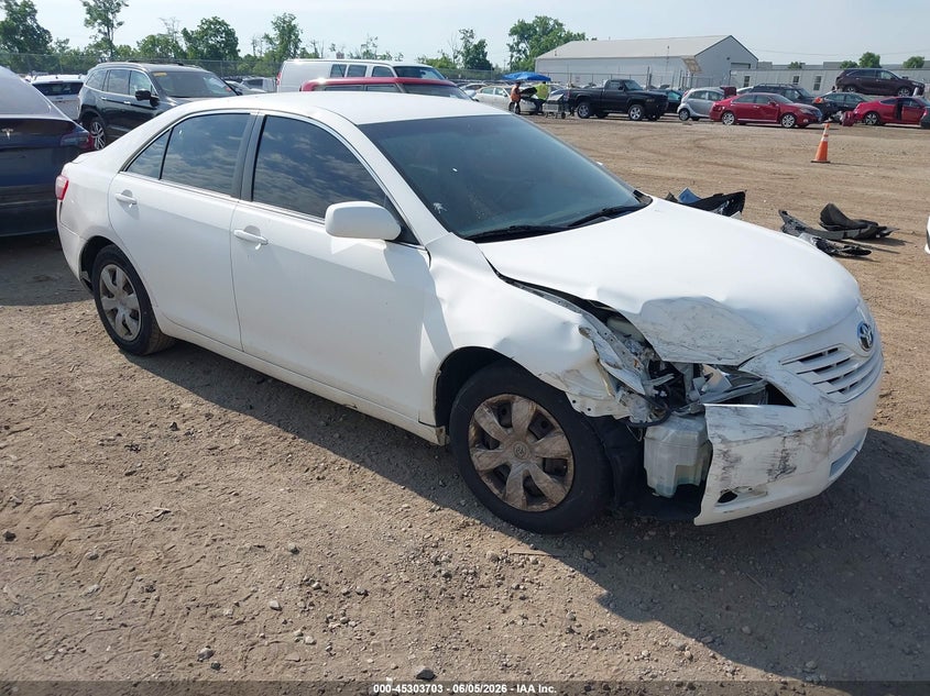2007 Toyota Camry VIN JTNBE46K673083853 IAAI salvage auction — RIGHT FRONT, Salvage - Dealer Only (Ohio), sold $750 on 2026-07-16 (photo 1)