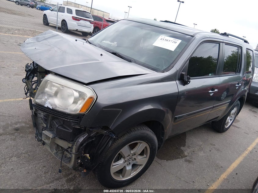 2011 Honda Pilot VIN 5FNYF4H59BB063076 IAAI salvage auction — FRONT END, Clear (Montana), sold $1,400 on 2026-07-24 (photo 2)