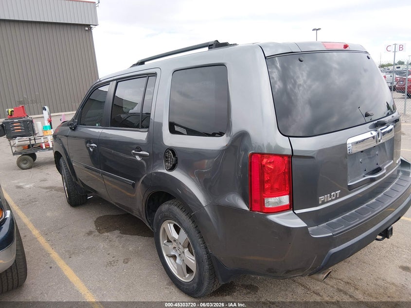 2011 Honda Pilot VIN 5FNYF4H59BB063076 IAAI salvage auction — FRONT END, Clear (Montana), sold $1,400 on 2026-07-24 (photo 3)