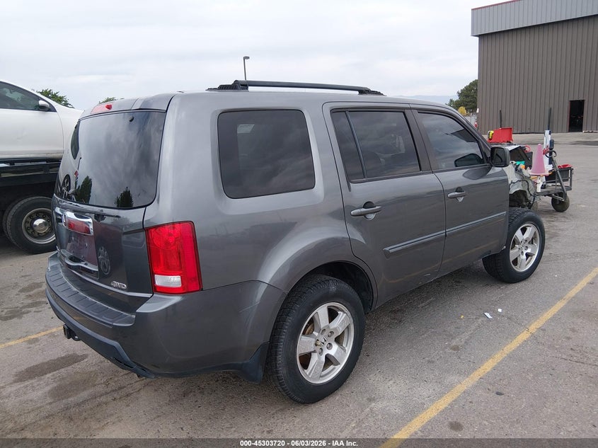 2011 Honda Pilot VIN 5FNYF4H59BB063076 IAAI salvage auction — FRONT END, Clear (Montana), sold $1,400 on 2026-07-24 (photo 4)