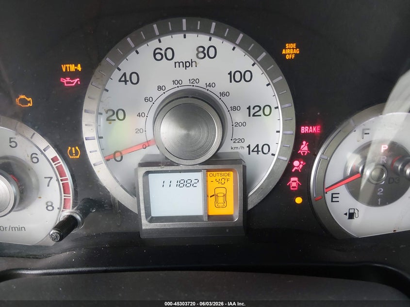 2011 Honda Pilot VIN 5FNYF4H59BB063076 IAAI salvage auction — FRONT END, Clear (Montana), sold $1,400 on 2026-07-24 (photo 7)