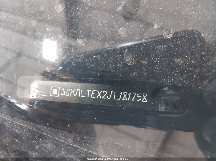 2018 Gmc Terrain VIN 3GKALTEX2JL181758 IAAI salvage auction — SIDE, Salvage Title, sold $1,600 on 2026-08-27 (photo 9)