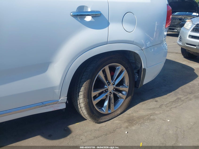2014 Kia Sorento VIN 5XYKW4A75EG494660 IAAI salvage auction — REAR END, Salvage Title, sold $2,100 on 2026-07-09 (photo 6)