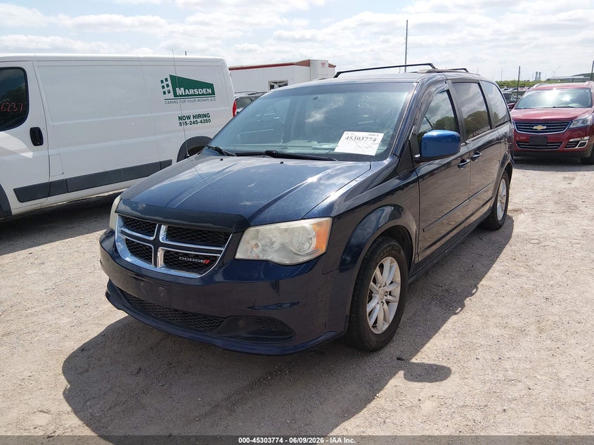 2014 Dodge Caravan VIN 2C4RDGCG2ER405495 IAAI salvage auction — REAR END, Salvage Title, sold $550 on 2026-07-23 (photo 2)
