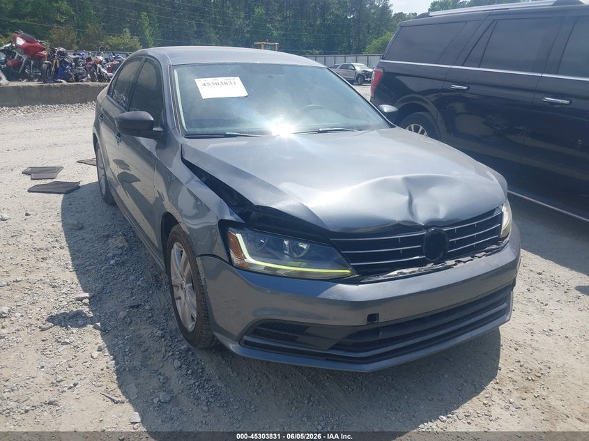 2018 Volkswagen Jetta VIN 3VW2B7AJ0JM206692 IAAI salvage auction — FRONT END, Salvage Title, sold $1,550 on 2026-07-26 (photo 1)
