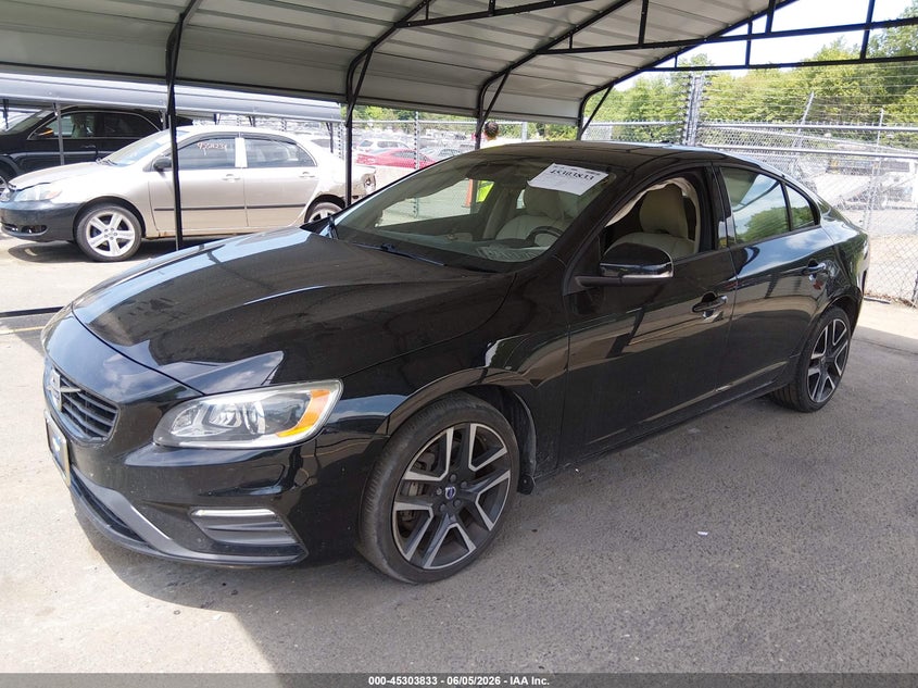 2017 Volvo S60 VIN YV140MTLXH2427873 IAAI salvage auction — RIGHT FRONT, Salvage Title, sold $25 on 2026-08-14 (photo 2)