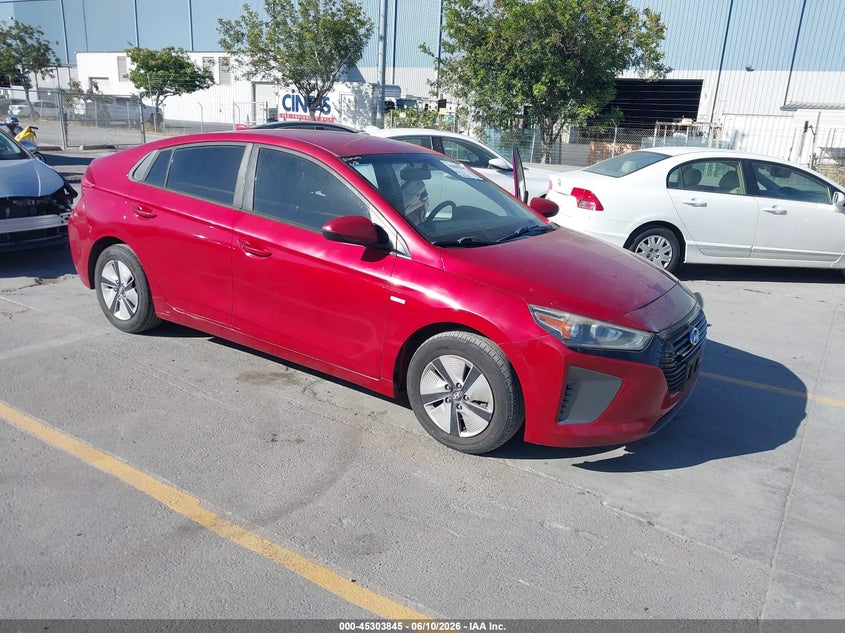 2019 Hyundai Ioniq VIN KMHC65LC5KU140227 IAAI salvage auction — LEFT SIDE, Salvage (California), sold $1,500 on 2026-07-06 (photo 1)