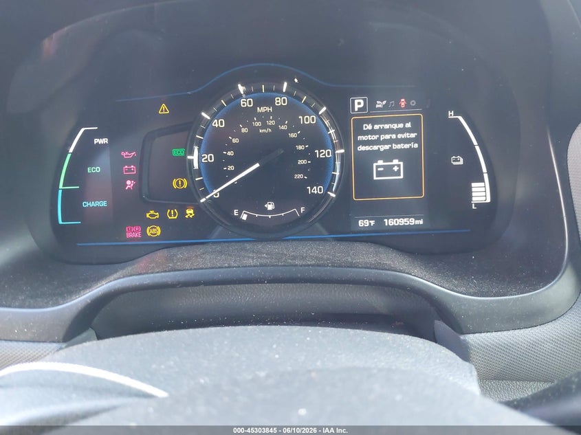 2019 Hyundai Ioniq VIN KMHC65LC5KU140227 IAAI salvage auction — LEFT SIDE, Salvage (California), sold $1,500 on 2026-07-06 (photo 7)