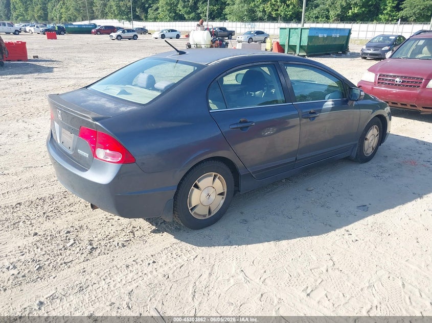 2006 Honda Civic hybrid VIN JHMFA36256S027966 IAAI salvage auction — NORMAL WEAR, Clear (Georgia), sold $250 on 2026-07-09 (photo 4)