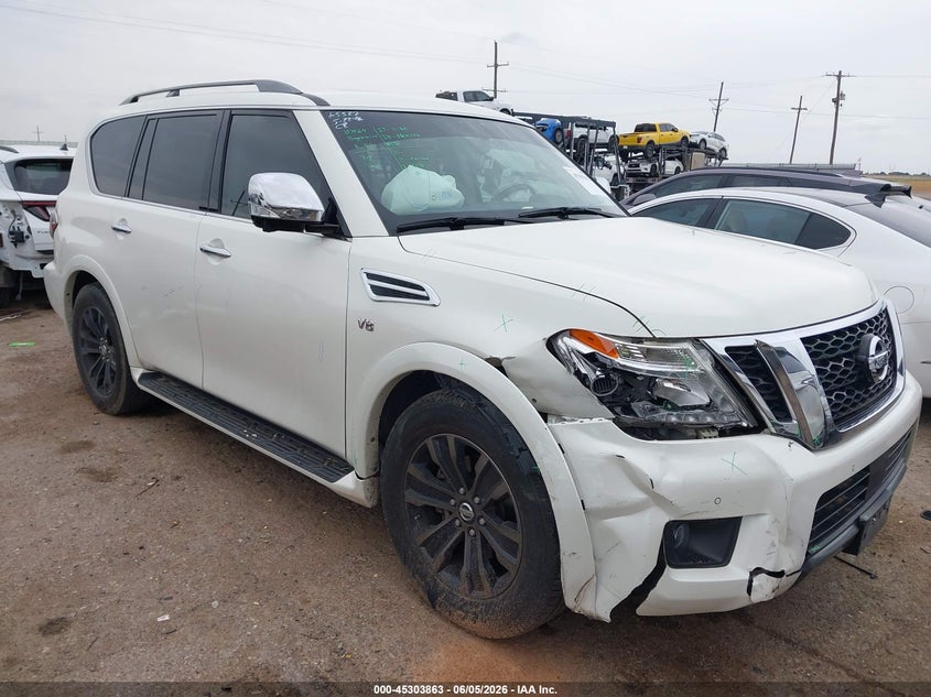 2020 Nissan Armada VIN JN8AY2NF2L9360509 — IAAI salvage auction photo
