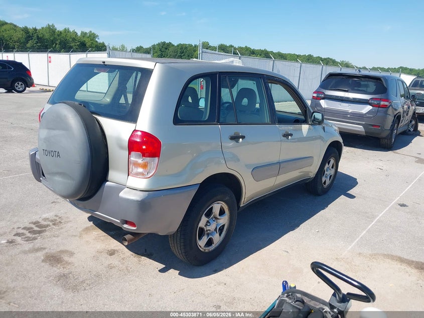 2003 Toyota Rav4 VIN JTEGH20V330110667 IAAI salvage auction — NORMAL WEAR, Clear (Indiana), sold $425 on 2026-07-16 (photo 4)