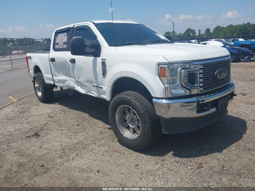 2021 Ford F250 VIN 1FT7W2BT7MEE02865 IAAI salvage auction — SIDE, Salvage Title, sold $10,000 on 2026-07-29 (photo 1)