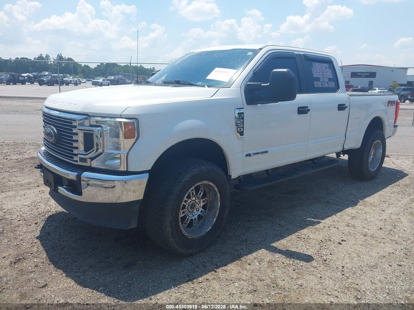 2021 Ford F250 VIN 1FT7W2BT7MEE02865 IAAI salvage auction — SIDE, Salvage Title, sold $10,000 on 2026-07-29 (photo 2)