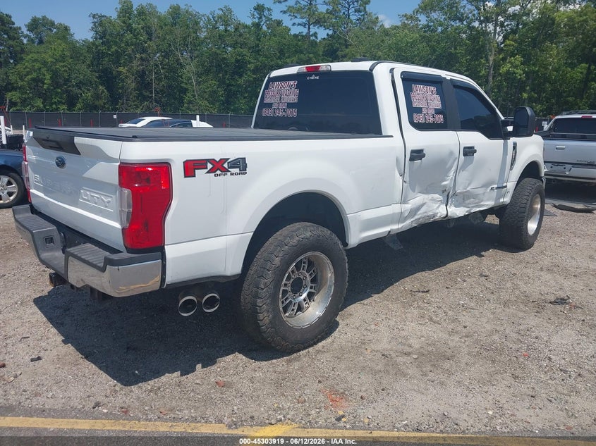 2021 Ford F250 VIN 1FT7W2BT7MEE02865 IAAI salvage auction — SIDE, Salvage Title, sold $10,000 on 2026-07-29 (photo 4)