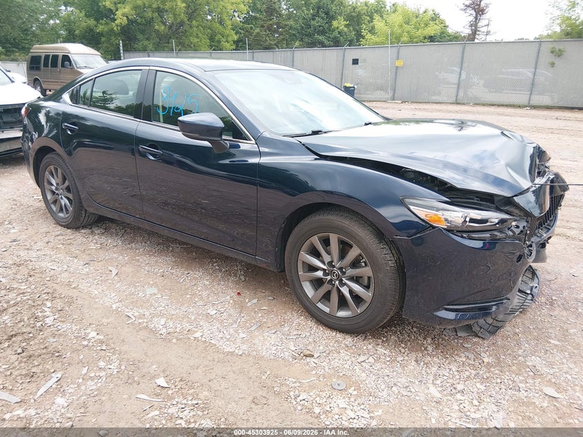 2018 Mazda 6 VIN JM1GL1UM1J1335403 IAAI salvage auction — FRONT END, Salvage Title, sold $1,200 on 2026-07-11 (photo 1)
