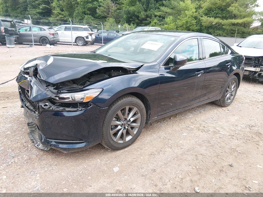 2018 Mazda 6 VIN JM1GL1UM1J1335403 IAAI salvage auction — FRONT END, Salvage Title, sold $1,200 on 2026-07-11 (photo 2)
