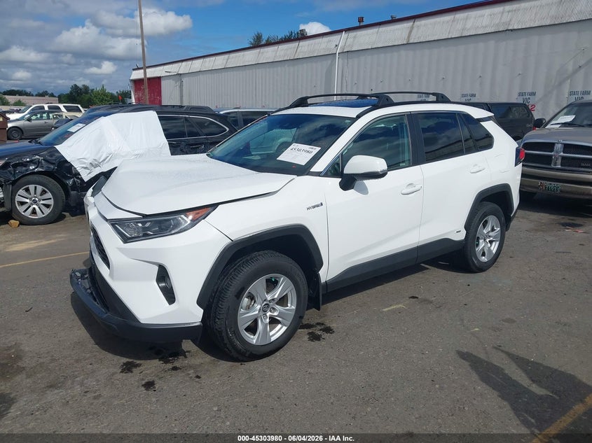 2020 Toyota Rav 4 VIN 2T3RWRFV5LW055556 IAAI salvage auction — RIGHT FRONT, Salvage (Oregon), sold $8,200 on 2026-07-31 (photo 2)