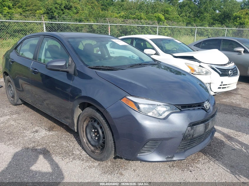 2016 Toyota Corolla VIN 5YFBURHE2GP433143 IAAI salvage auction — REAR END, Salvage Title, sold $2,050 on 2026-07-21 (photo 1)