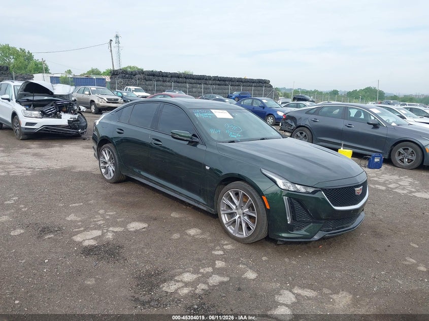2020 Cadillac Ct5 VIN 1G6DU5RK0L0132755 IAAI salvage auction — SIDE, Salvage Title, sold $8,200 on 2026-07-24 (photo 1)