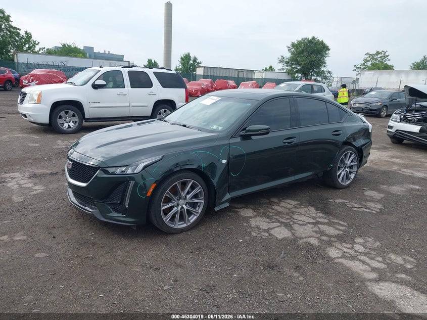 2020 Cadillac Ct5 VIN 1G6DU5RK0L0132755 IAAI salvage auction — SIDE, Salvage Title, sold $8,200 on 2026-07-24 (photo 2)