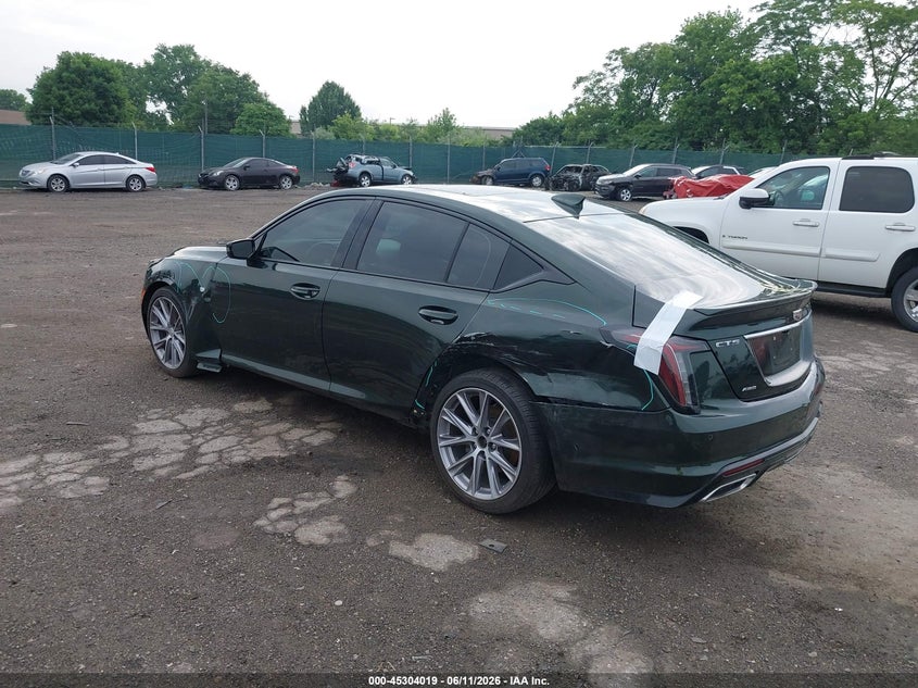 2020 Cadillac Ct5 VIN 1G6DU5RK0L0132755 IAAI salvage auction — SIDE, Salvage Title, sold $8,200 on 2026-07-24 (photo 3)