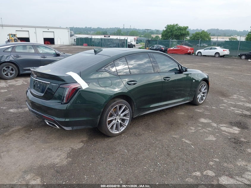 2020 Cadillac Ct5 VIN 1G6DU5RK0L0132755 IAAI salvage auction — SIDE, Salvage Title, sold $8,200 on 2026-07-24 (photo 4)