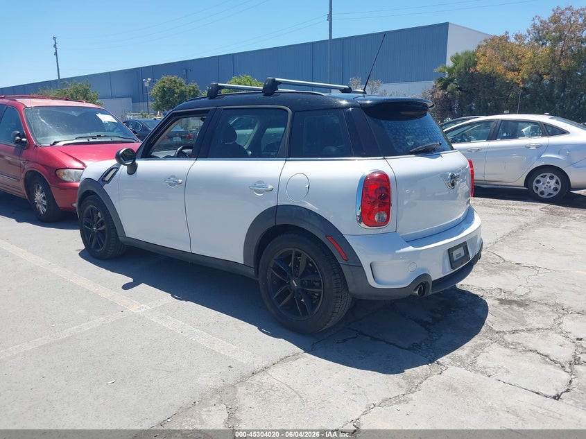 2012 Mini VIN WMWZC3C52CWP20048 IAAI salvage auction — NORMAL WEAR, Salvage Title - Dealer (California), sold $525 on 2026-07-13 (photo 3)