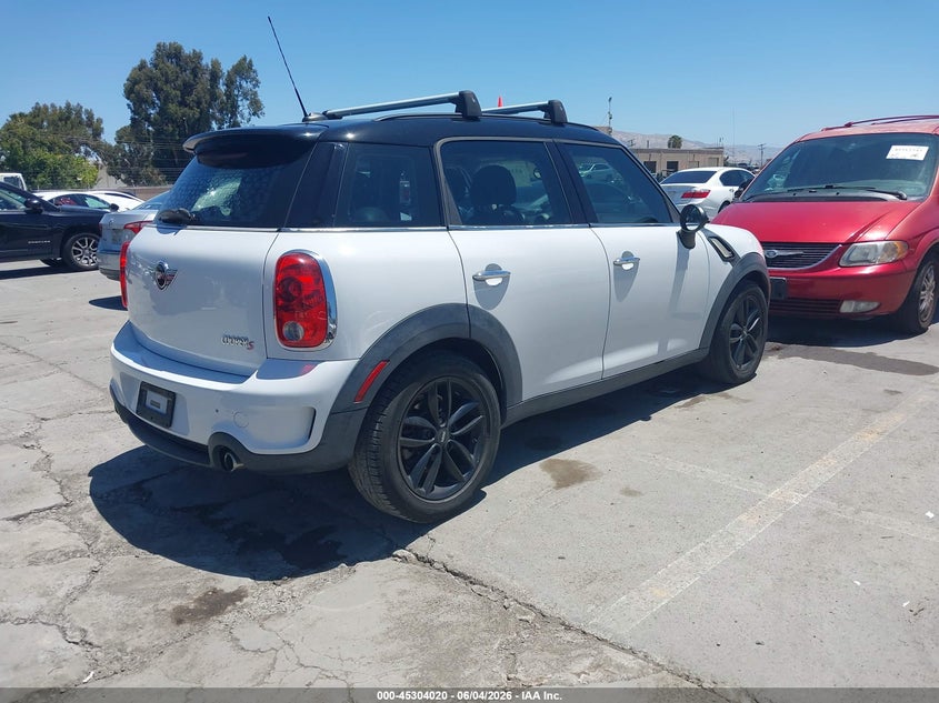 2012 Mini VIN WMWZC3C52CWP20048 IAAI salvage auction — NORMAL WEAR, Salvage Title - Dealer (California), sold $525 on 2026-07-13 (photo 4)