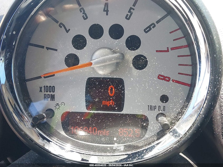 2012 Mini VIN WMWZC3C52CWP20048 IAAI salvage auction — NORMAL WEAR, Salvage Title - Dealer (California), sold $525 on 2026-07-13 (photo 7)
