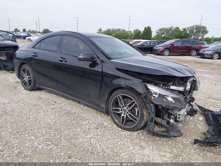 2019 Mercedes-benz Cla-klasse VIN WDDSJ4GB4KN724712 IAAI salvage auction — FRONT END, Salvage Title, sold $2,800 on 2026-08-12 (photo 1)