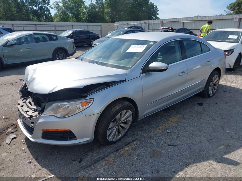 2012 Volkswagen Passat cc VIN WVWMP7AN7CE534104 IAAI salvage auction — FRONT END, Salvage Title, sold $325 on 2026-07-08 (photo 2)