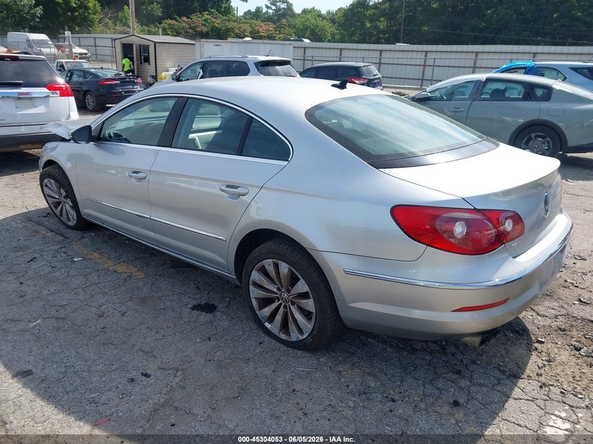 2012 Volkswagen Passat cc VIN WVWMP7AN7CE534104 IAAI salvage auction — FRONT END, Salvage Title, sold $325 on 2026-07-08 (photo 3)