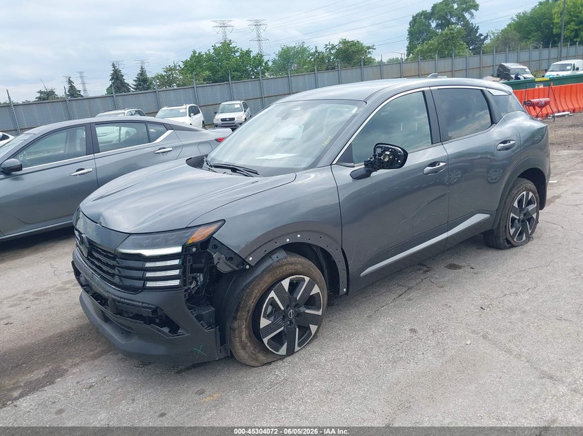 2025 Nissan Kicks VIN 3N8AP6CBXSL335938 IAAI salvage auction — FRONT END, Salvage Title, sold $8,500 on 2026-07-05 (photo 2)