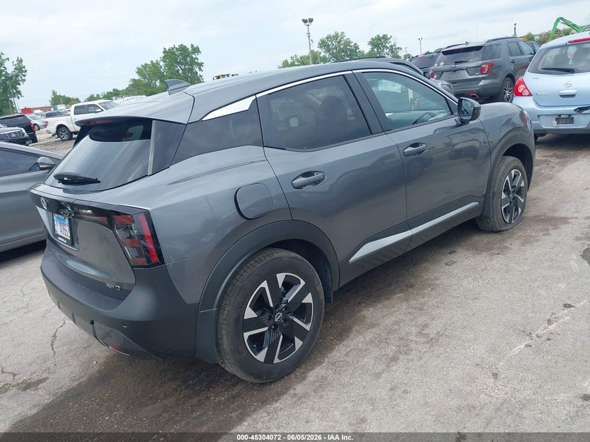 2025 Nissan Kicks VIN 3N8AP6CBXSL335938 IAAI salvage auction — FRONT END, Salvage Title, sold $8,500 on 2026-07-05 (photo 4)