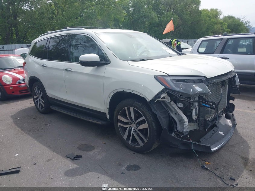 2016 Honda Pilot VIN 5FNYF6H0XGB103320 IAAI salvage auction — FRONT END, Salvage Title, sold $4,425 on 2026-07-09 (photo 1)