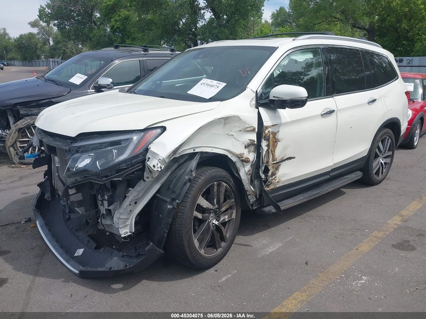 2016 Honda Pilot VIN 5FNYF6H0XGB103320 IAAI salvage auction — FRONT END, Salvage Title, sold $4,425 on 2026-07-09 (photo 2)