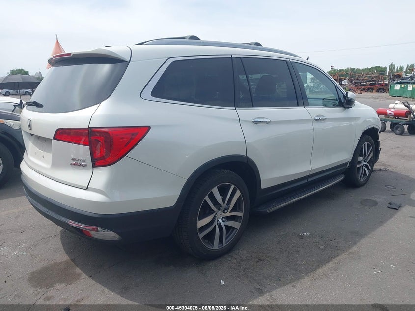 2016 Honda Pilot VIN 5FNYF6H0XGB103320 IAAI salvage auction — FRONT END, Salvage Title, sold $4,425 on 2026-07-09 (photo 4)