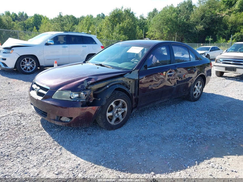 2006 Hyundai Sonata VIN 5NPEU46F16H093720 IAAI salvage auction — LEFT SIDE, Salvage (Alabama), sold $500 on 2026-07-06 (photo 2)