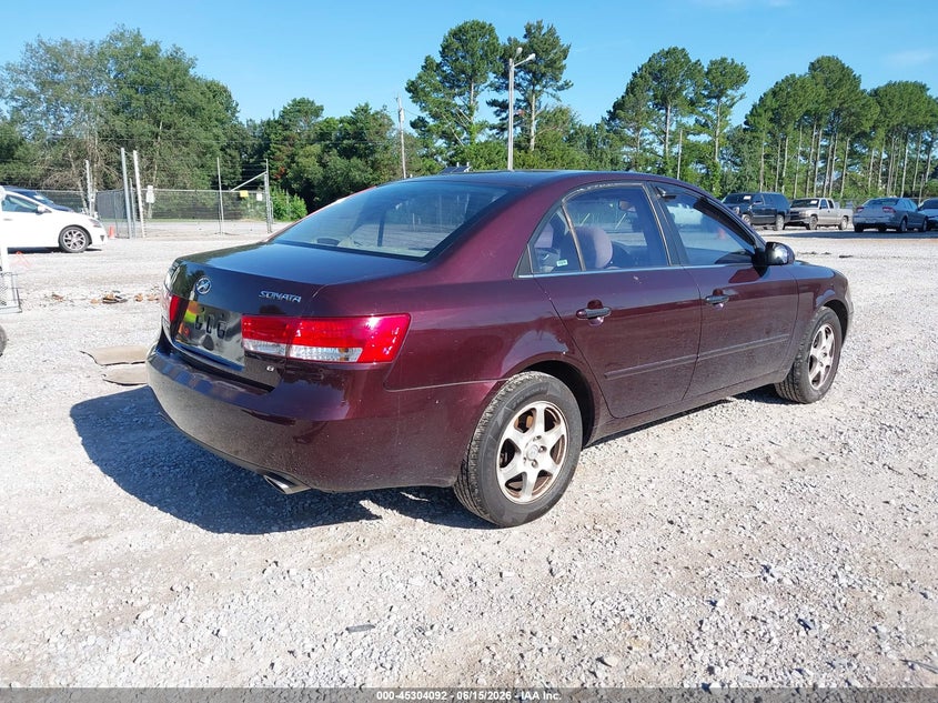 2006 Hyundai Sonata VIN 5NPEU46F16H093720 IAAI salvage auction — LEFT SIDE, Salvage (Alabama), sold $500 on 2026-07-06 (photo 4)