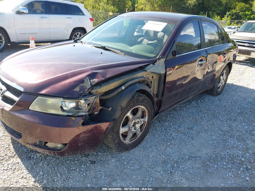 2006 Hyundai Sonata VIN 5NPEU46F16H093720 IAAI salvage auction — LEFT SIDE, Salvage (Alabama), sold $500 on 2026-07-06 (photo 6)