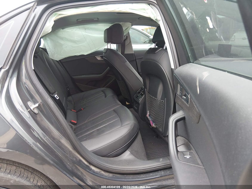 2019 Audi A4 VIN WAUGMAF47KN012054 IAAI salvage auction — LEFT REAR, Salvage Title, sold $1,950 on 2026-07-21 (photo 8)